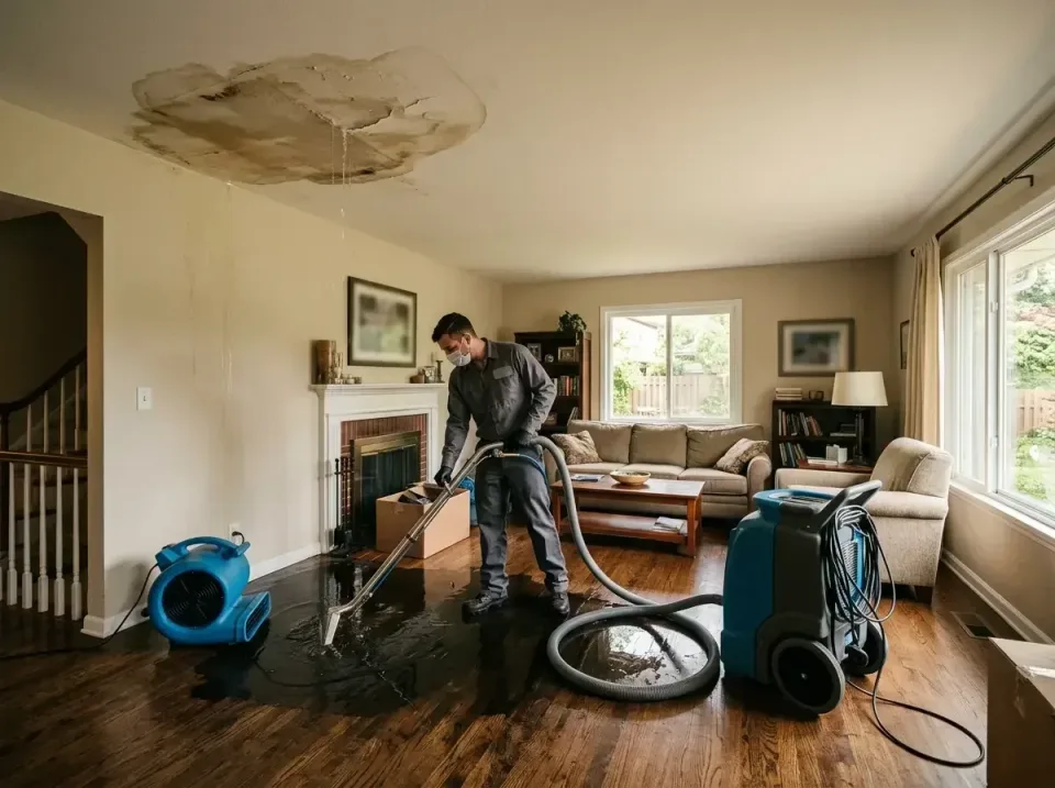 attic-pipe-burst-ceiling-drip-008 — frequently asked questions, Water Damage Restoration & Carpet Care in Offutt AFB, NE